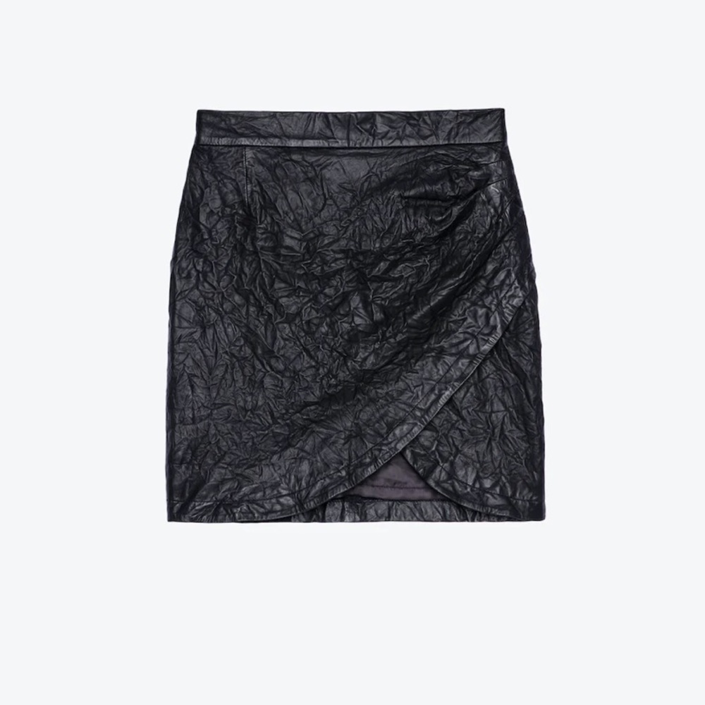 Zadig & Voltaire - Julipe Leather Skirt - size 34/xs